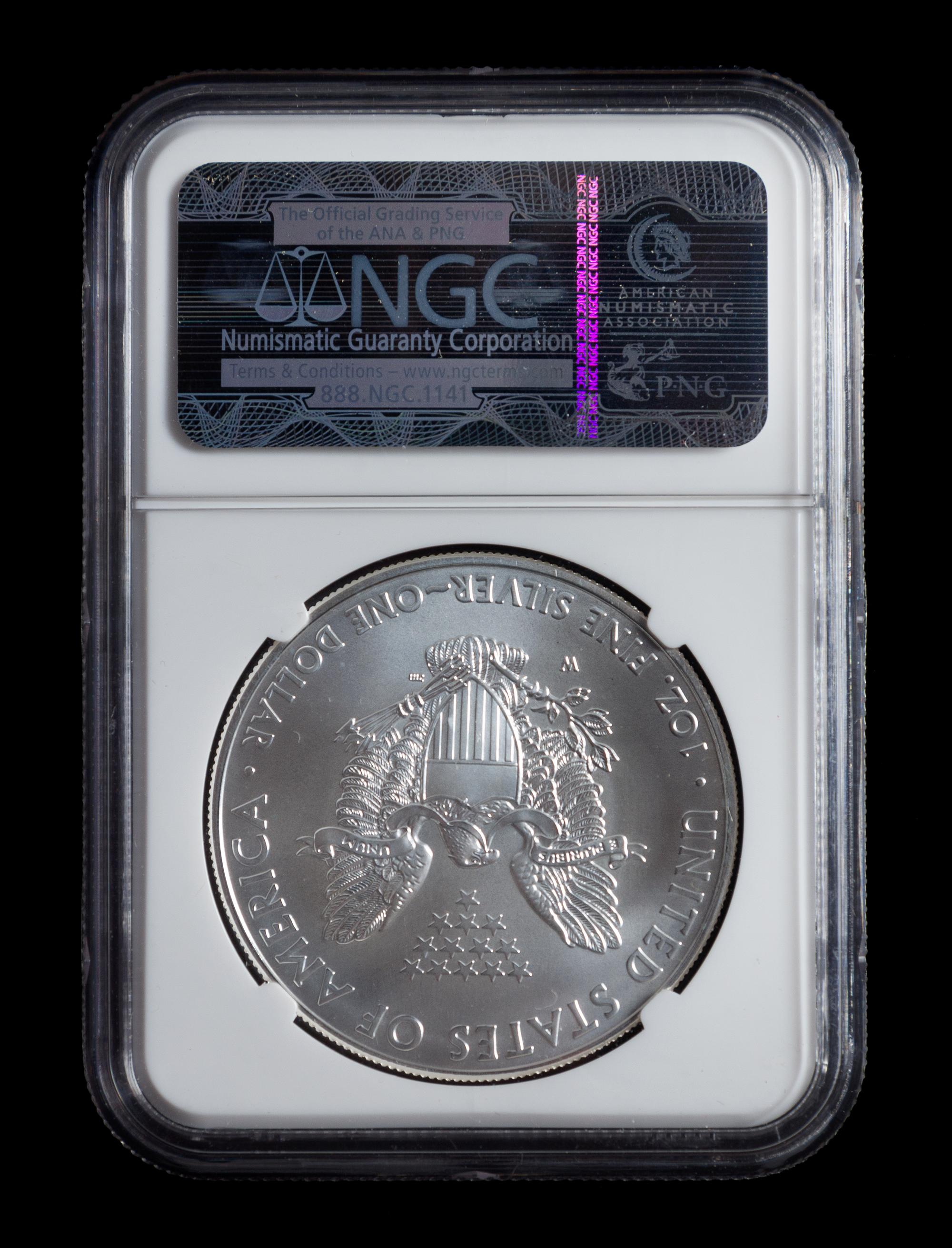 A Collection of United States 2011 Silver Eagle: Early Release $1 Proof and Mint Coins