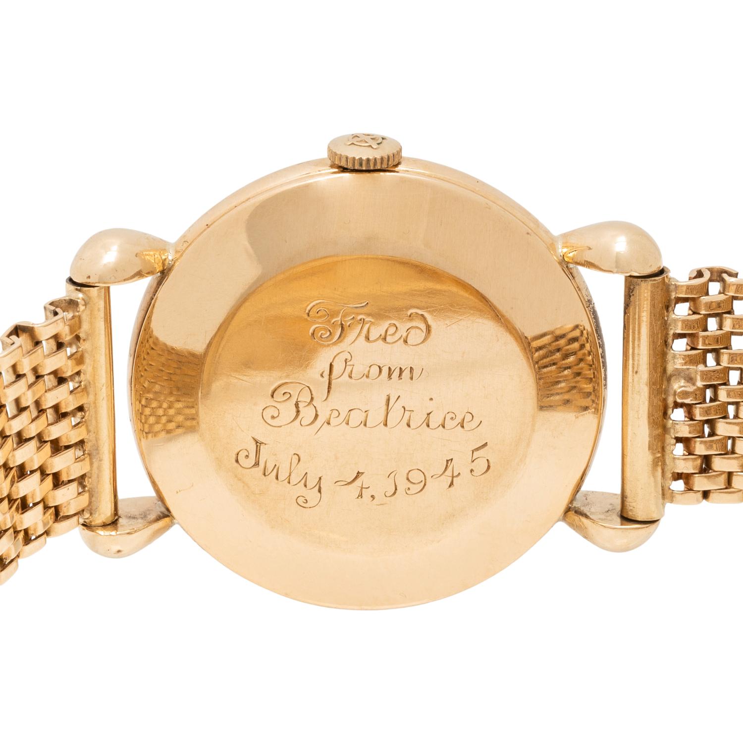 VACHERON & CONSTANTIN, 14K YELLOW GOLD WATCH