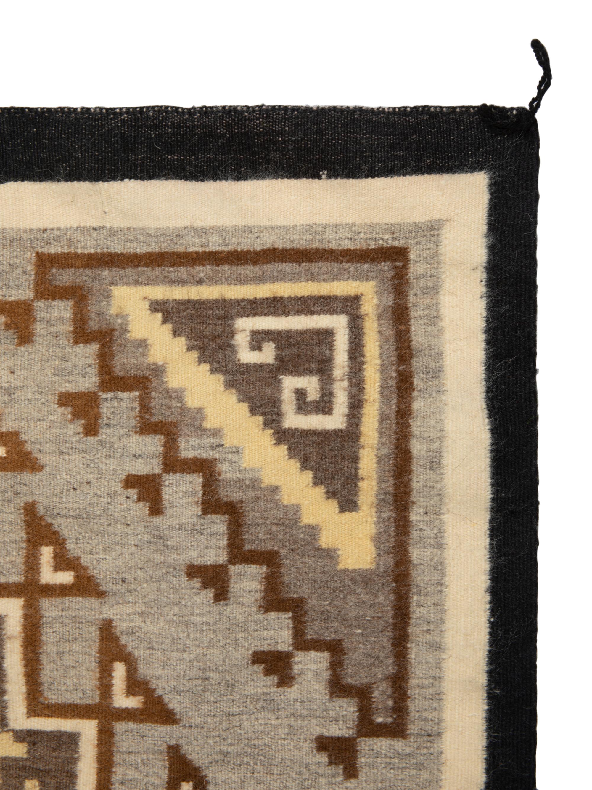 Navajo Two Grey Hills Weavings / Rugs