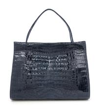 Nancy Gonzalez Navy Crocodile Bag, 2000s