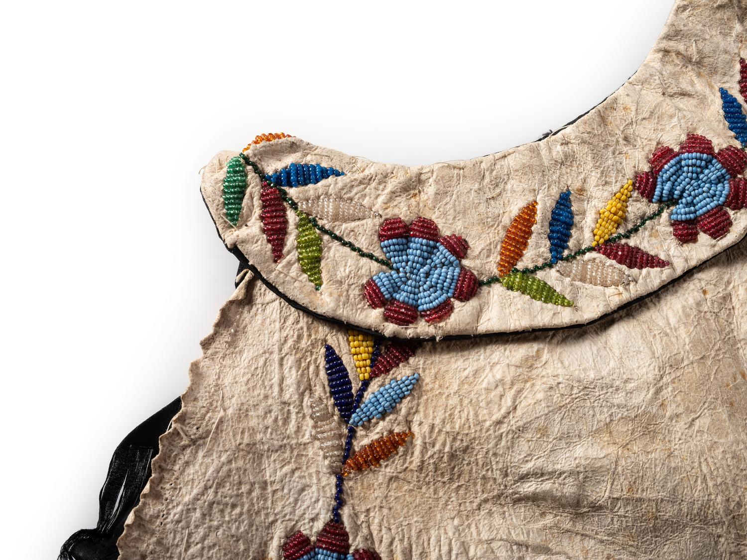 Cree Beaded Hide Child's Cape