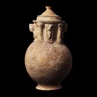 A Syrian Terracotta Cinerarium