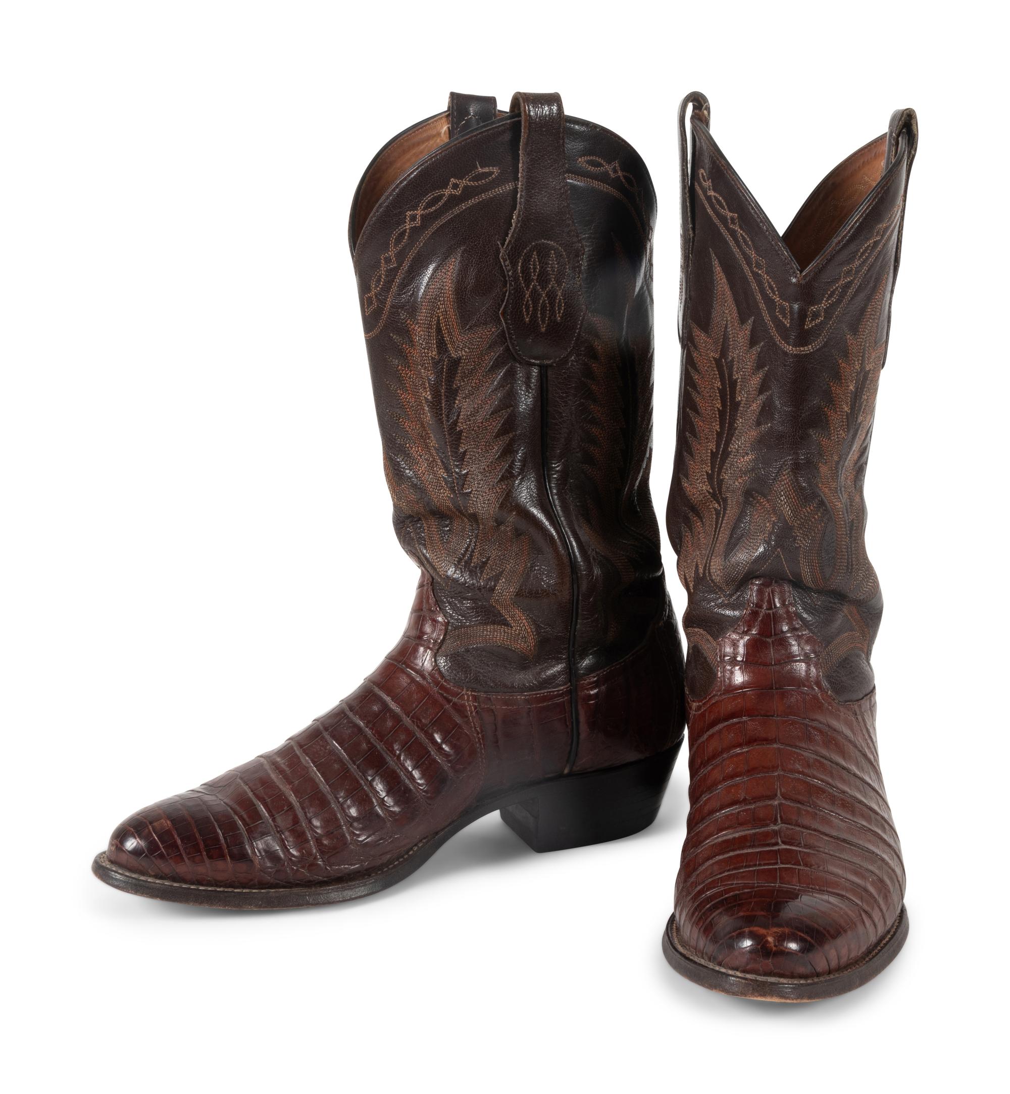 Tony Lama Brown Alligator Boots