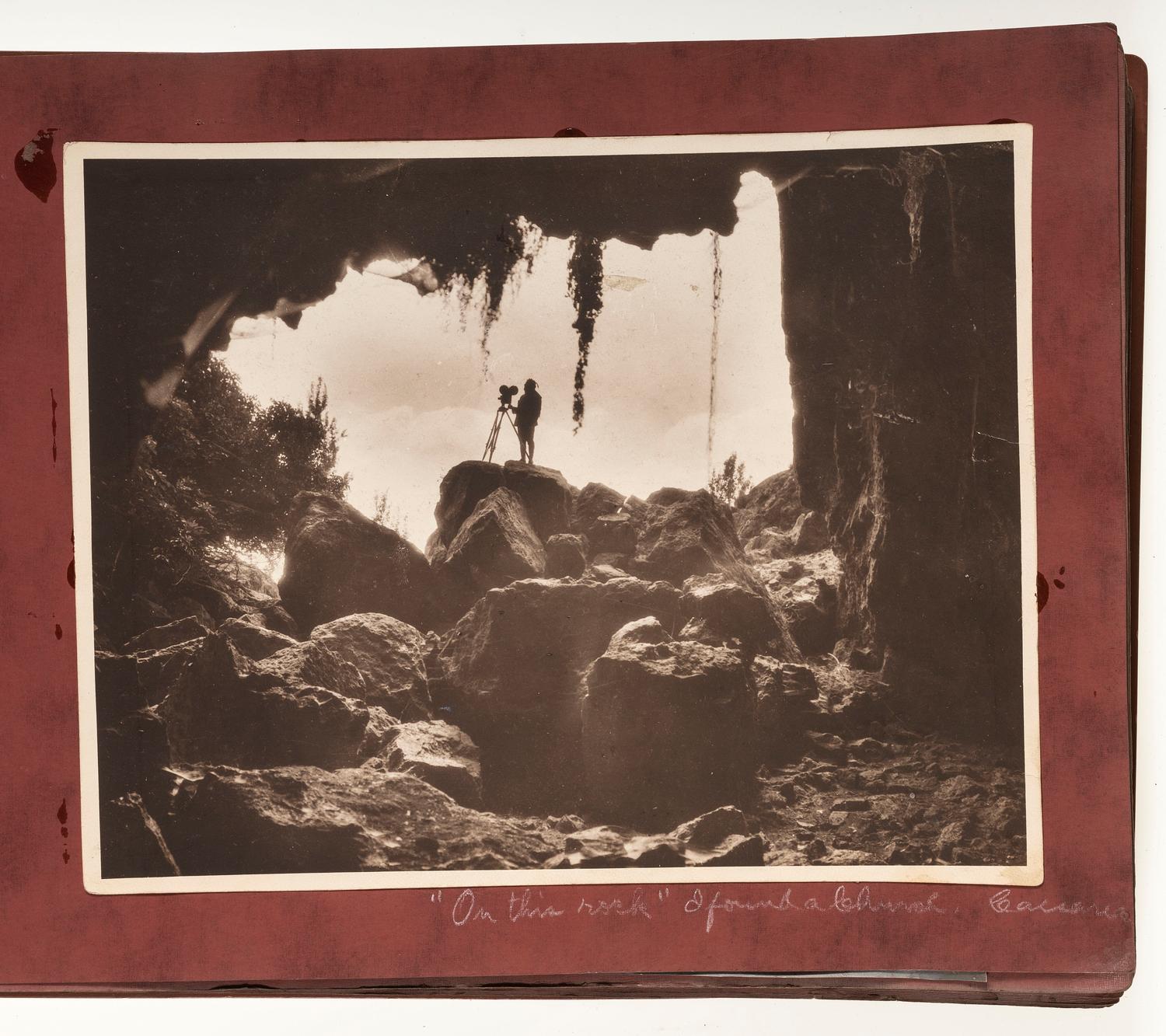[EARLY PHOTOGRAPHY]. TEMPLE, C. Warren, photographer. Album containing photographs of the Holy Land. [Ca early 20th century].