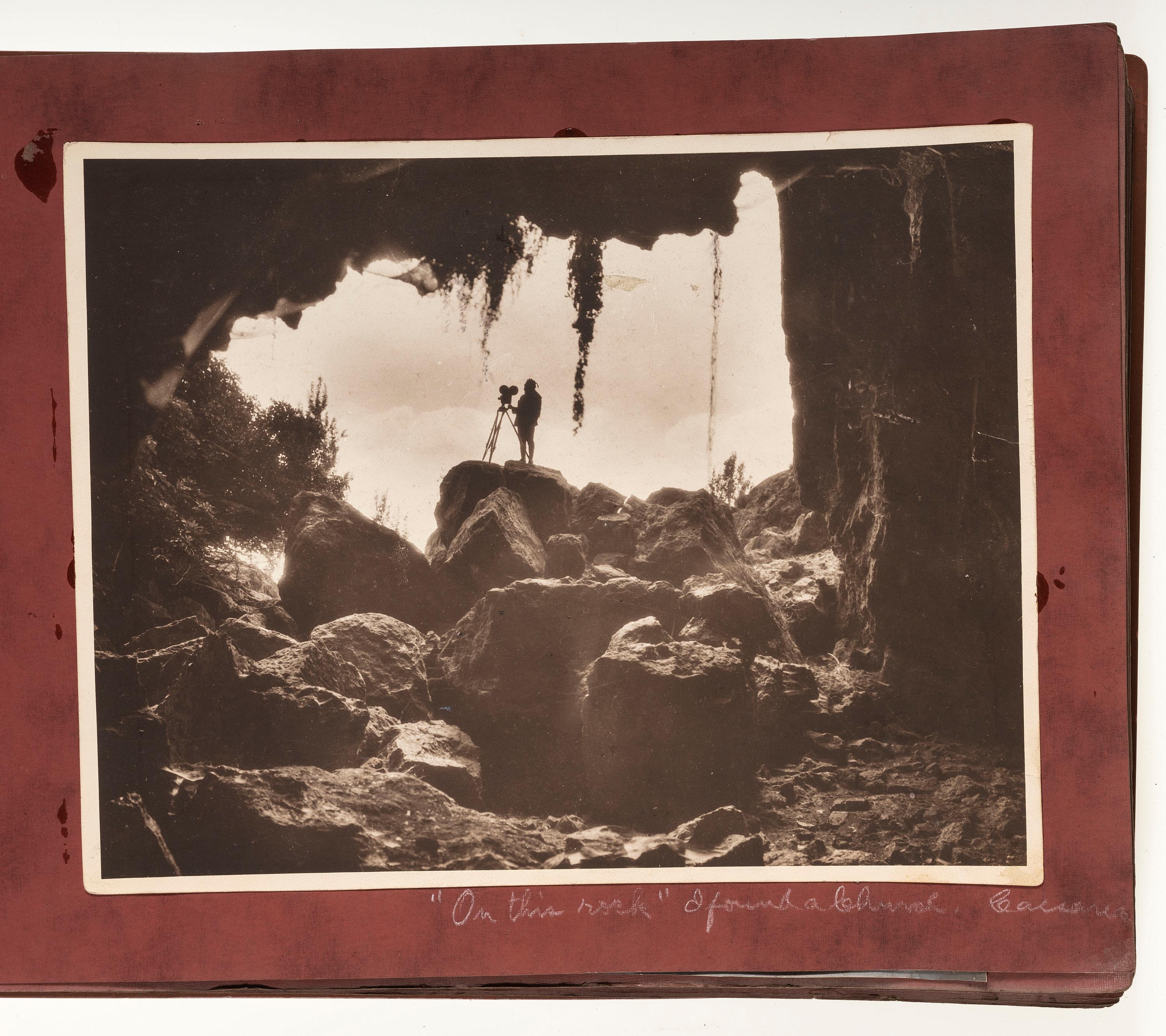 [EARLY PHOTOGRAPHY]. TEMPLE, C. Warren, photographer. Album containing photographs of the Holy Land. [Ca early 20th century].