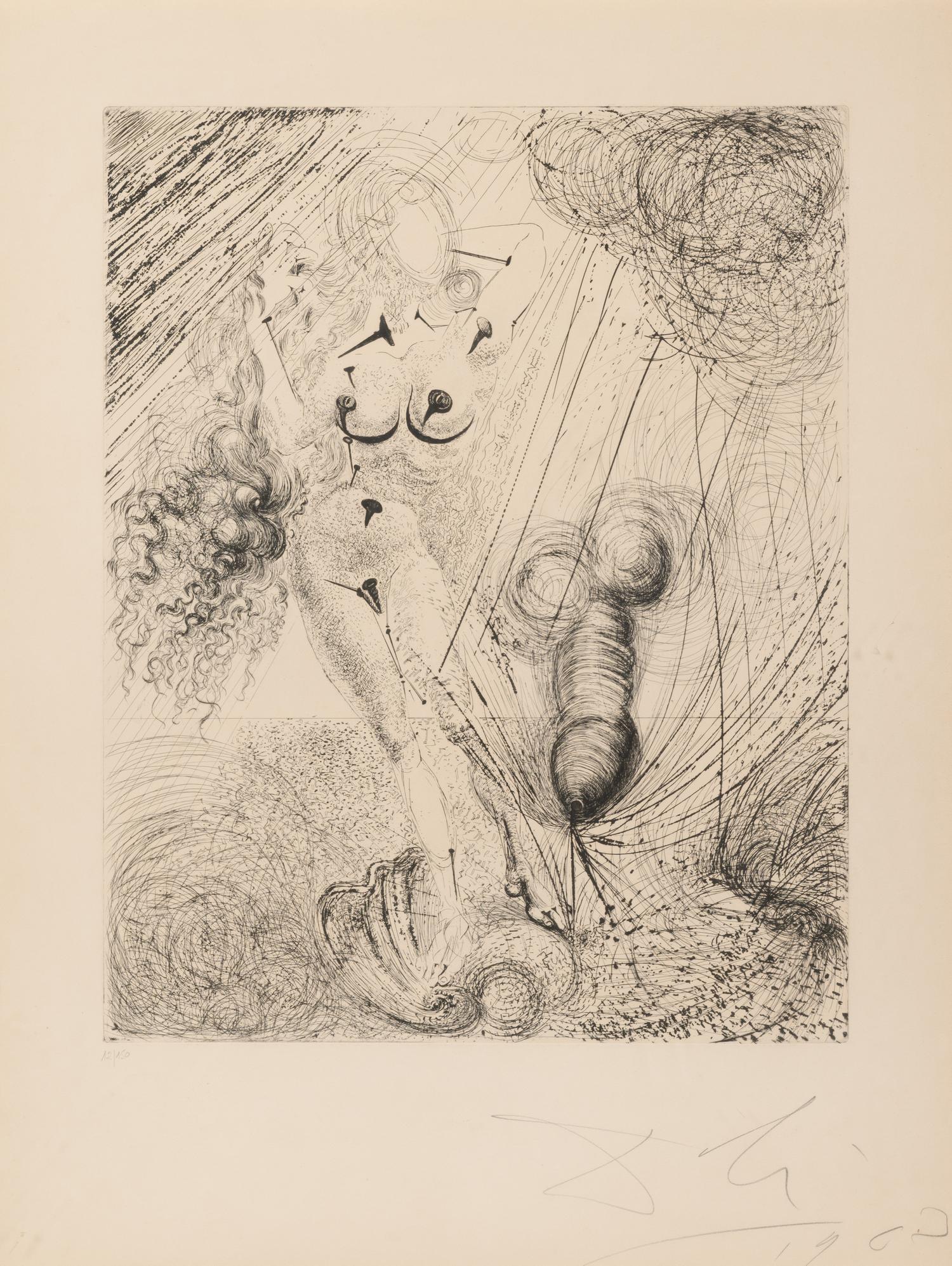 Venus (La naissance de Venus, Aphrodite) from The Mythology , 1960-1964