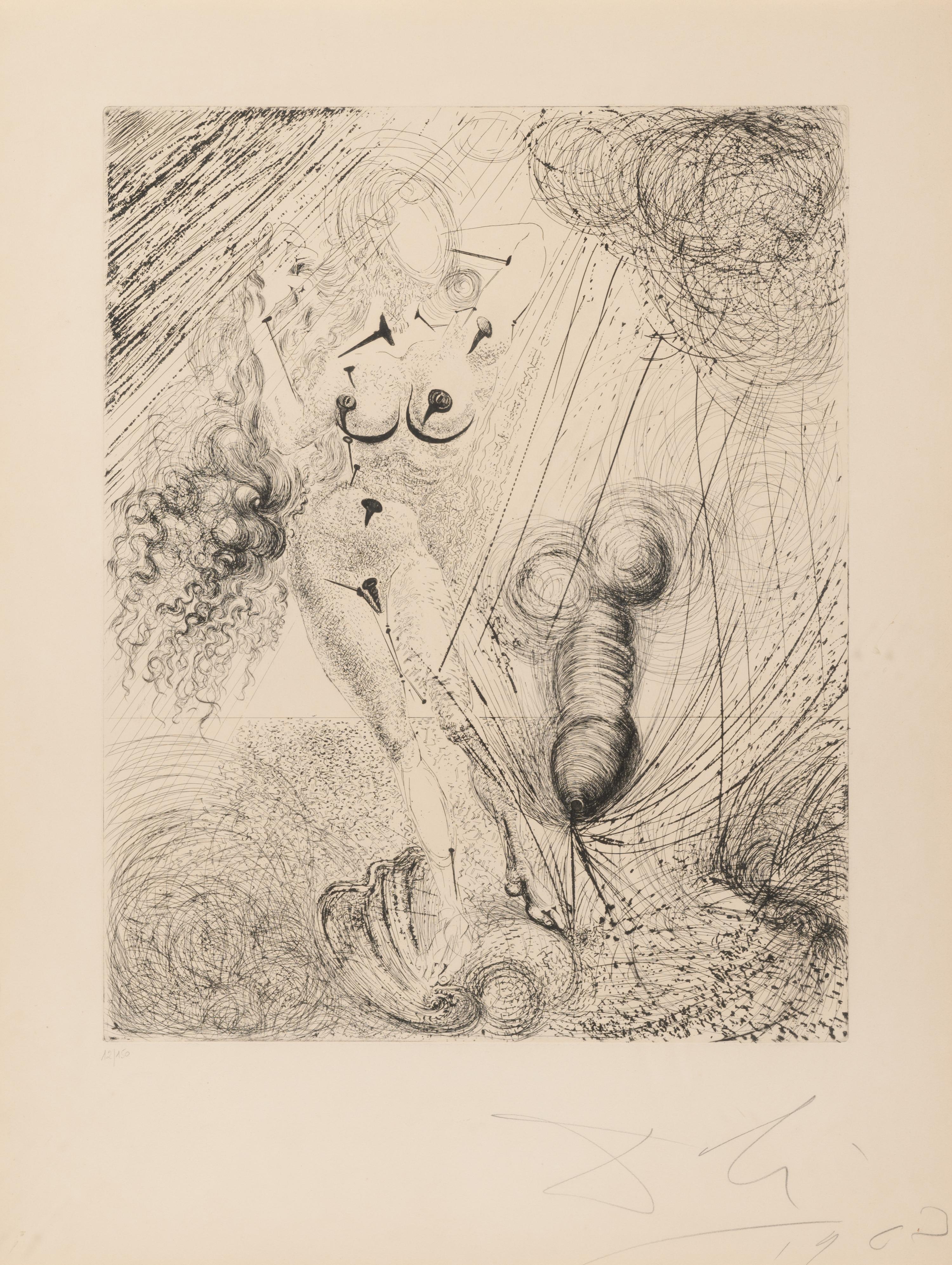 Venus (La naissance de Venus, Aphrodite) from The Mythology , 1960-1964
