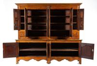 A Louis XV Provincial Walnut Meuble a Deux Corps Height 99 3/8 x width 108 1/4 x depth 21 1/4 inches. — LATE 18TH/EARLY 19TH CENTURY