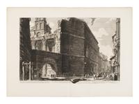 [Prints] Piranesi, Giovanni Battista. Group of 12 Etchings — 1) Veduta dell'atrio del portico