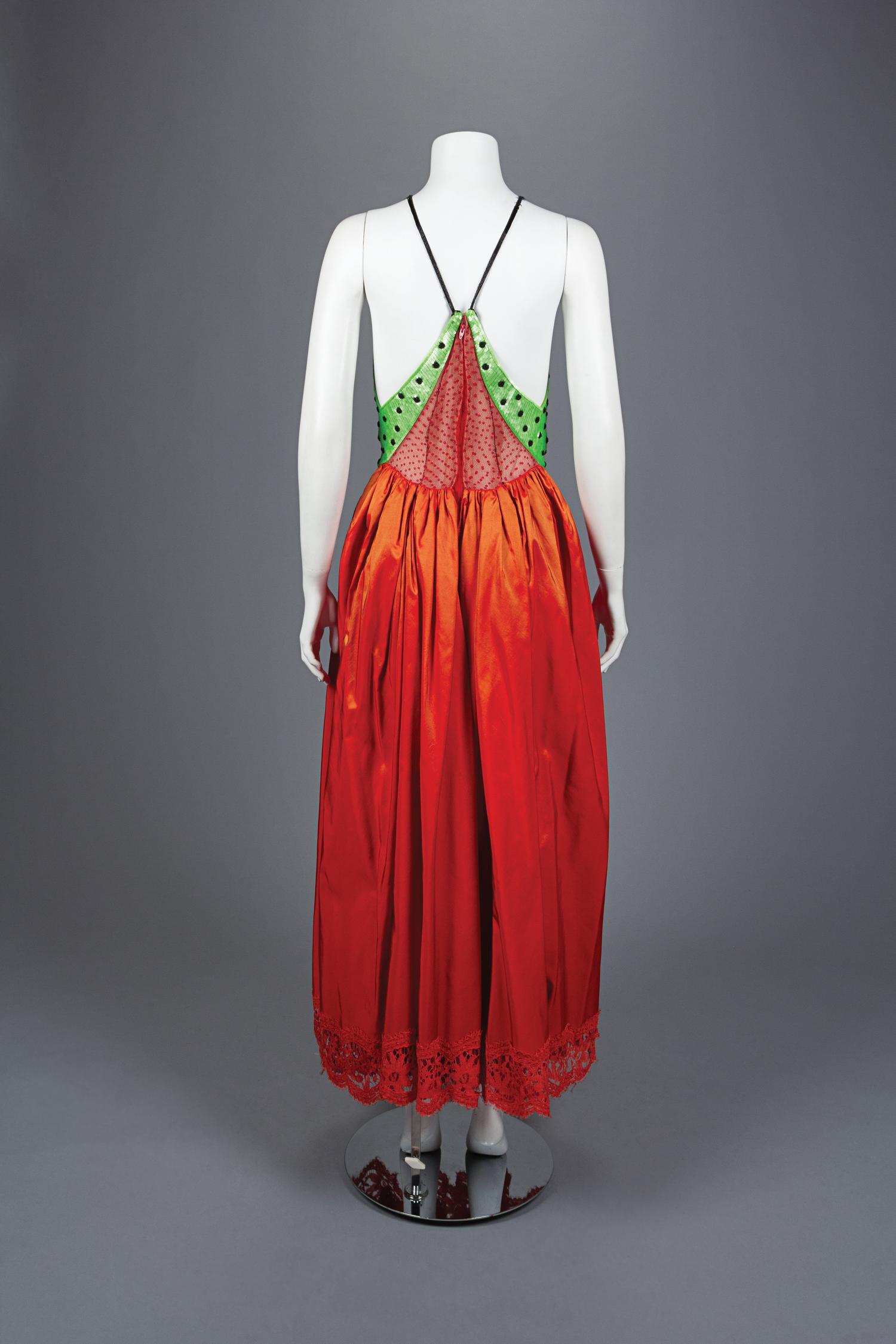 Geoffrey Beene Embroidered Dress with Bolero, c.1988