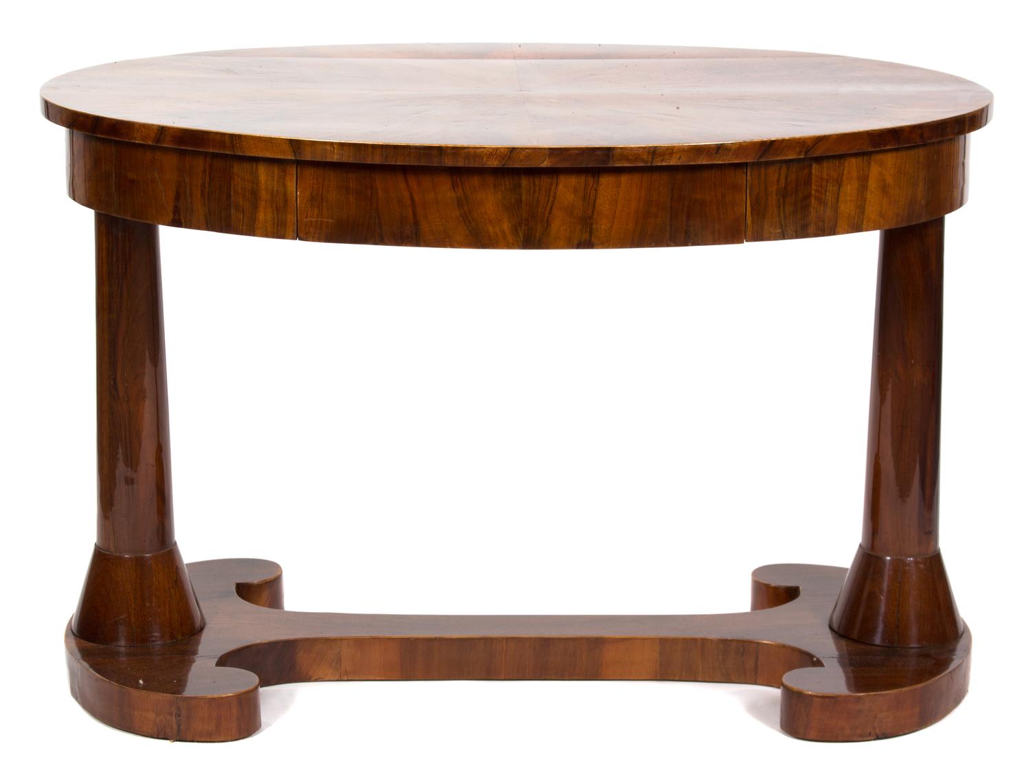 A Biedermeier Table in the Style of Josef Danhauser Height 30 x width 47 x depth 31 inches. — 19TH CENTURY