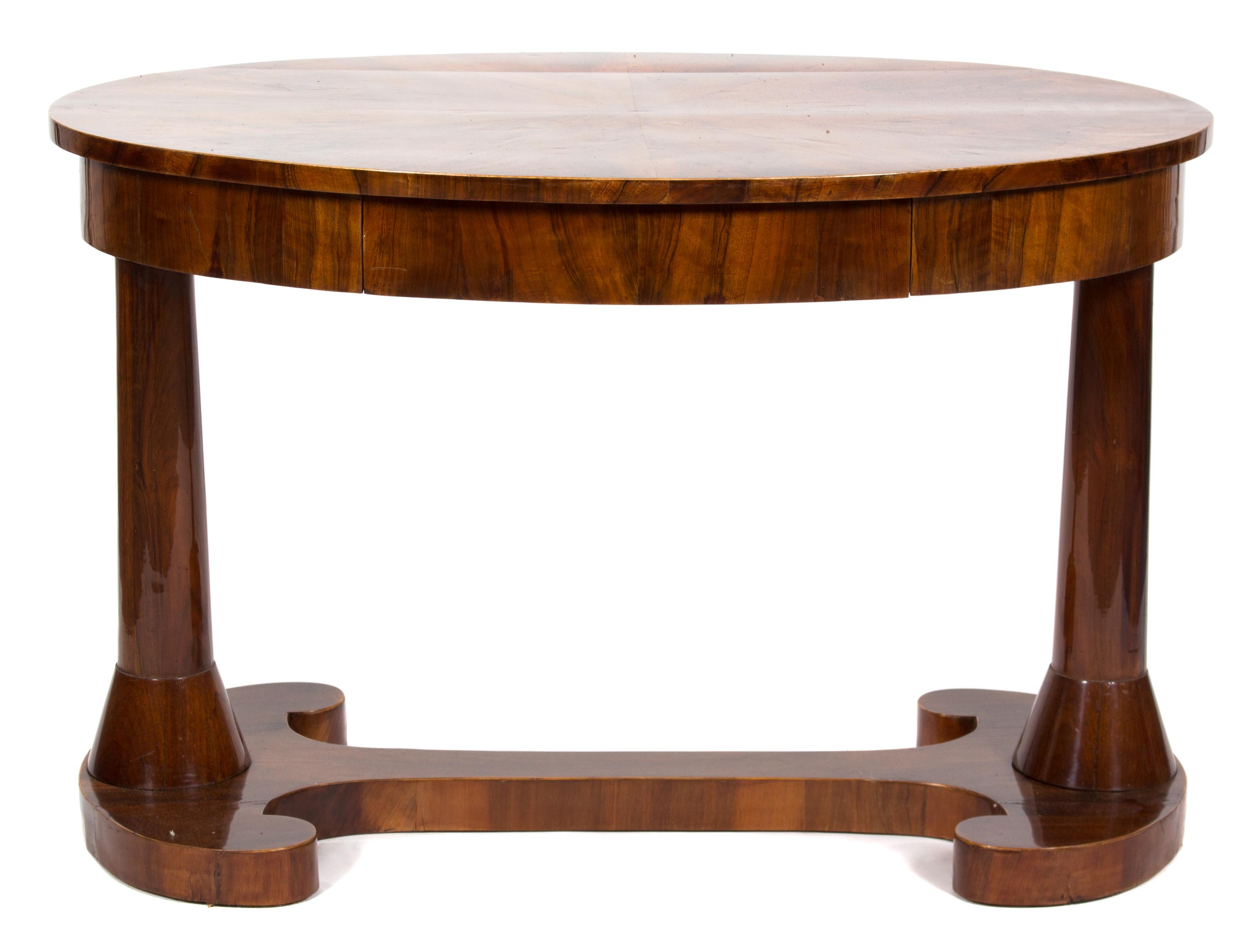 A Biedermeier Table in the Style of Josef Danhauser Height 30 x width 47 x depth 31 inches. — 19TH CENTURY