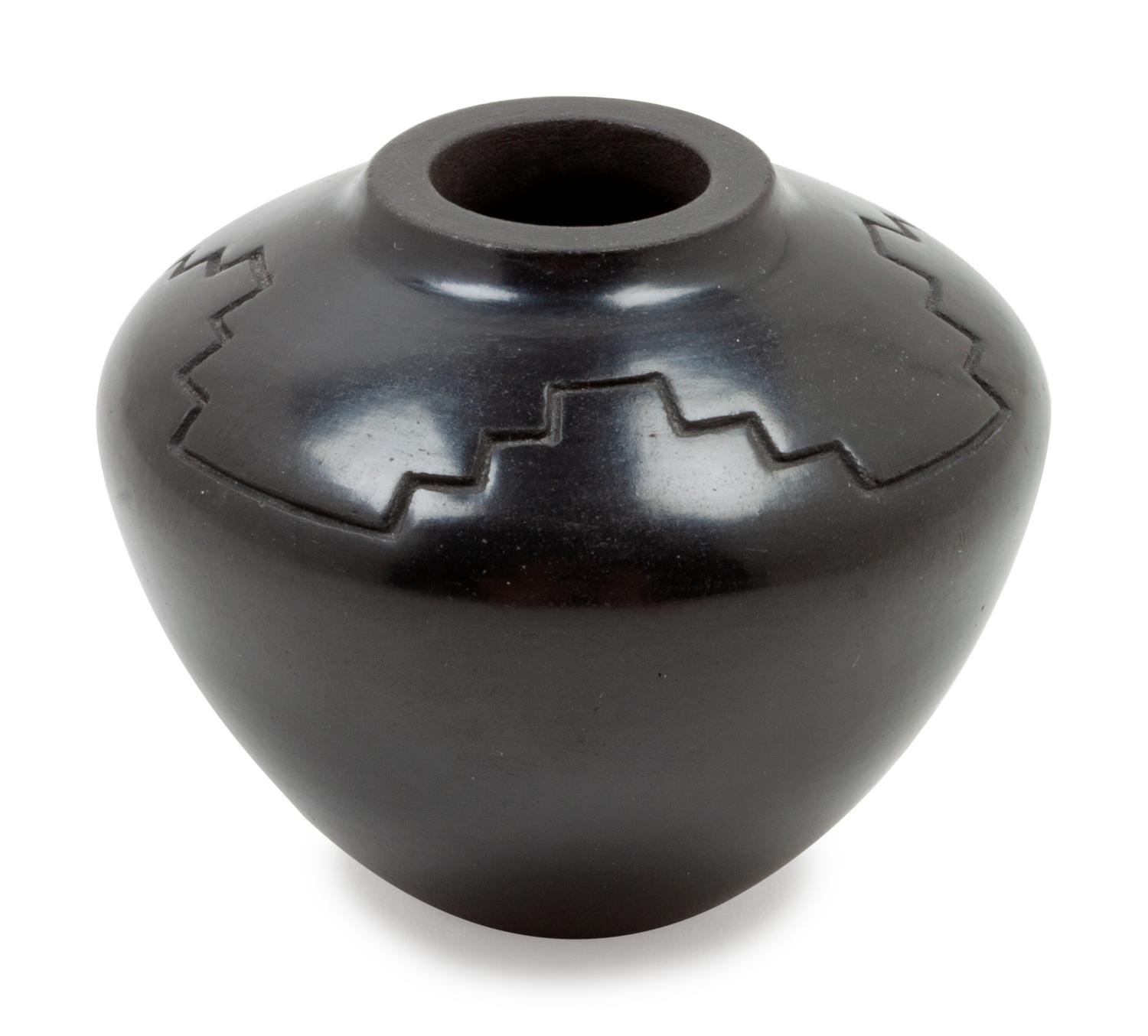 Miniature Blackware Pot