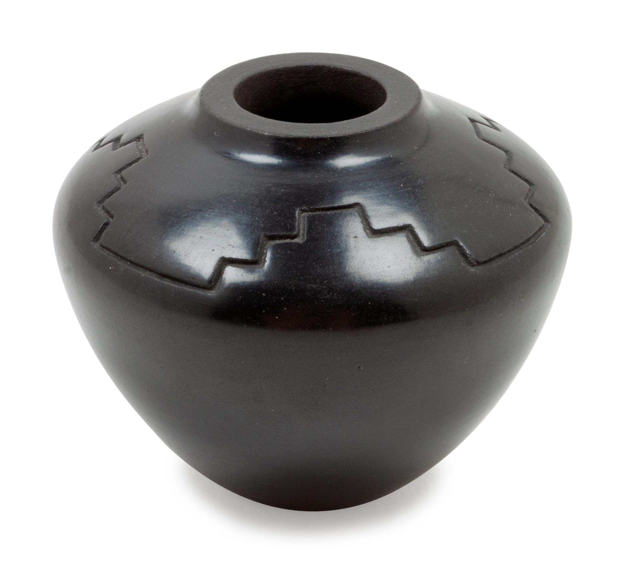 Miniature Blackware Pot