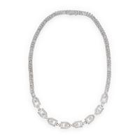 Diamond and White Gold Necklace
