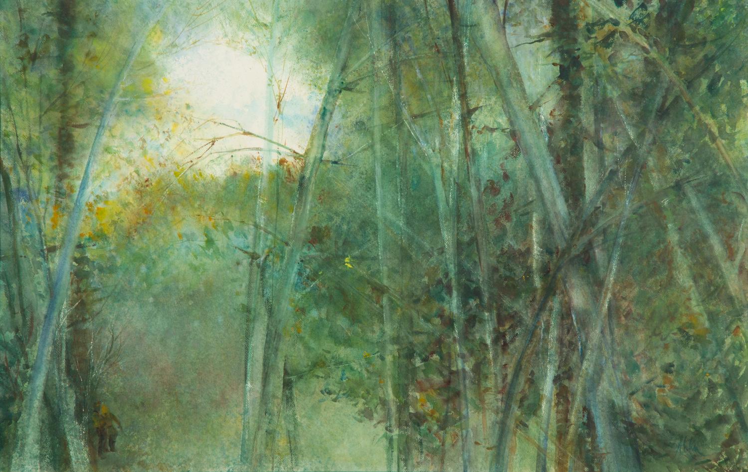 Leaning Greens and Forest Interior