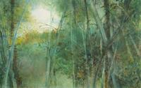 Leaning Greens and Forest Interior