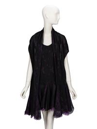 Carven Haute Couture, Layered Cocktail Dress & Matching Wrap