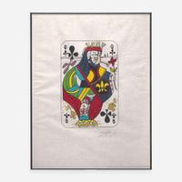 Salvador Dalí (Spanish, 1904-1989) Playing Cards (Ace, King, Queen and Jack of Clubs)