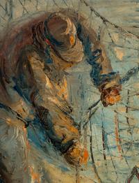 Fisherman Mending Nets