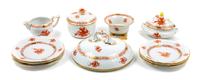 An Assorted Group of Porcelain Table Articles Diameter of first: 6 1/2 inches. — HEREND, GERMANY