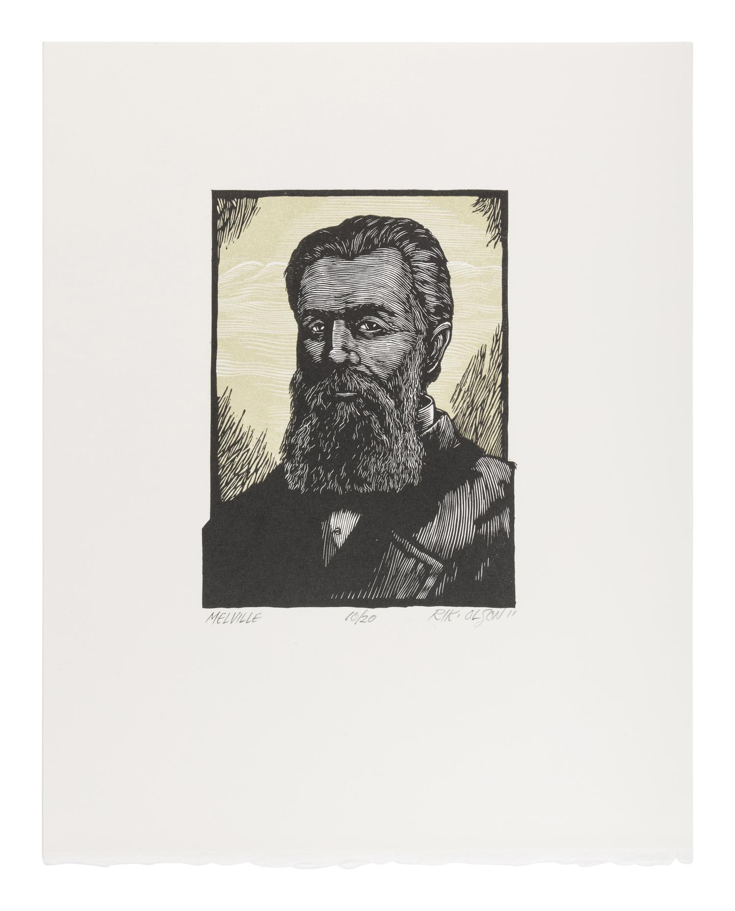 [NAWAKUM PRESS]. MELVILLE, Herbert (1819-1891). Norfolk Isle & the Chola Widow . Rik OLSON (b. 1944), illustrator. Santa Rosa, CA: Nawakum Press, 2011.