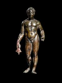 A Hellenistic Bronze Hermes with Silver Inlay