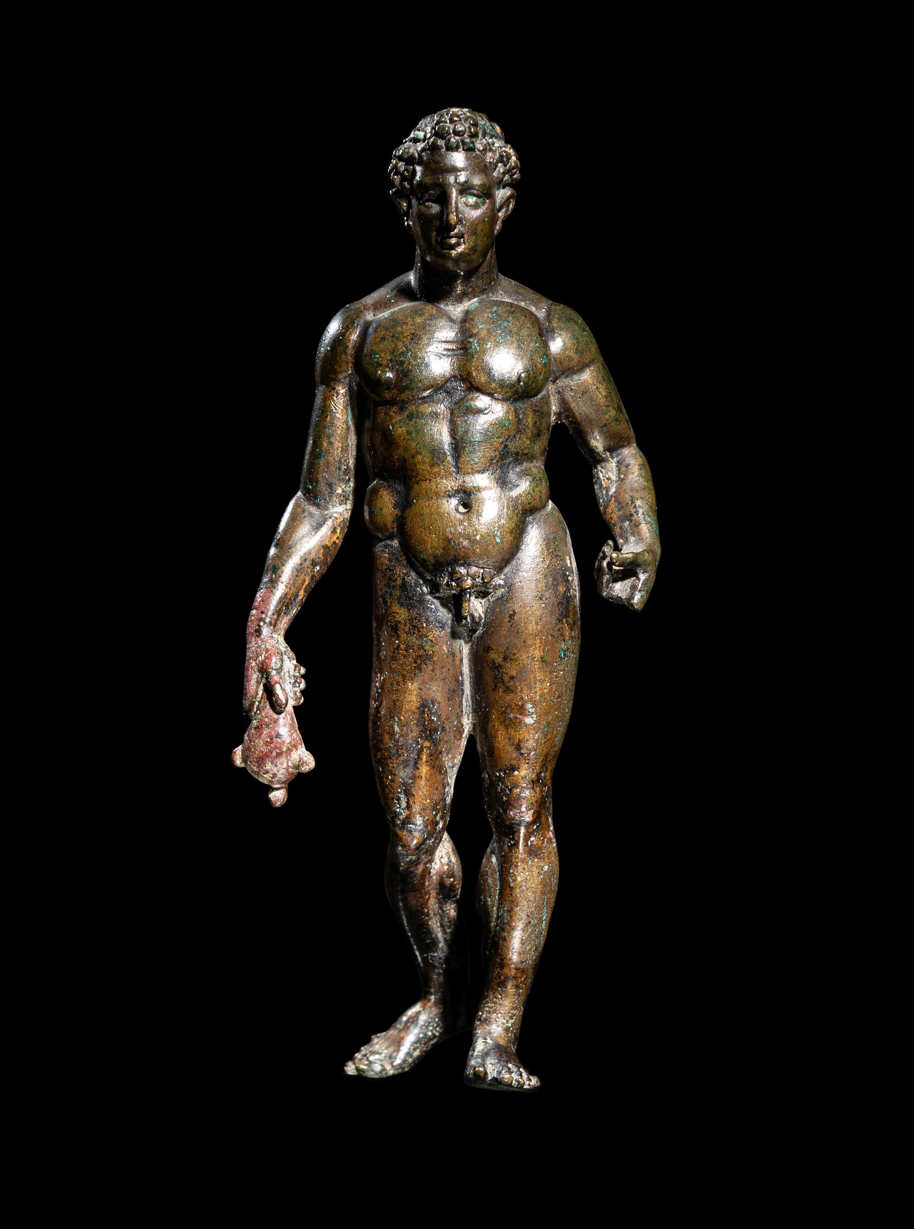 A Hellenistic Bronze Hermes with Silver Inlay
