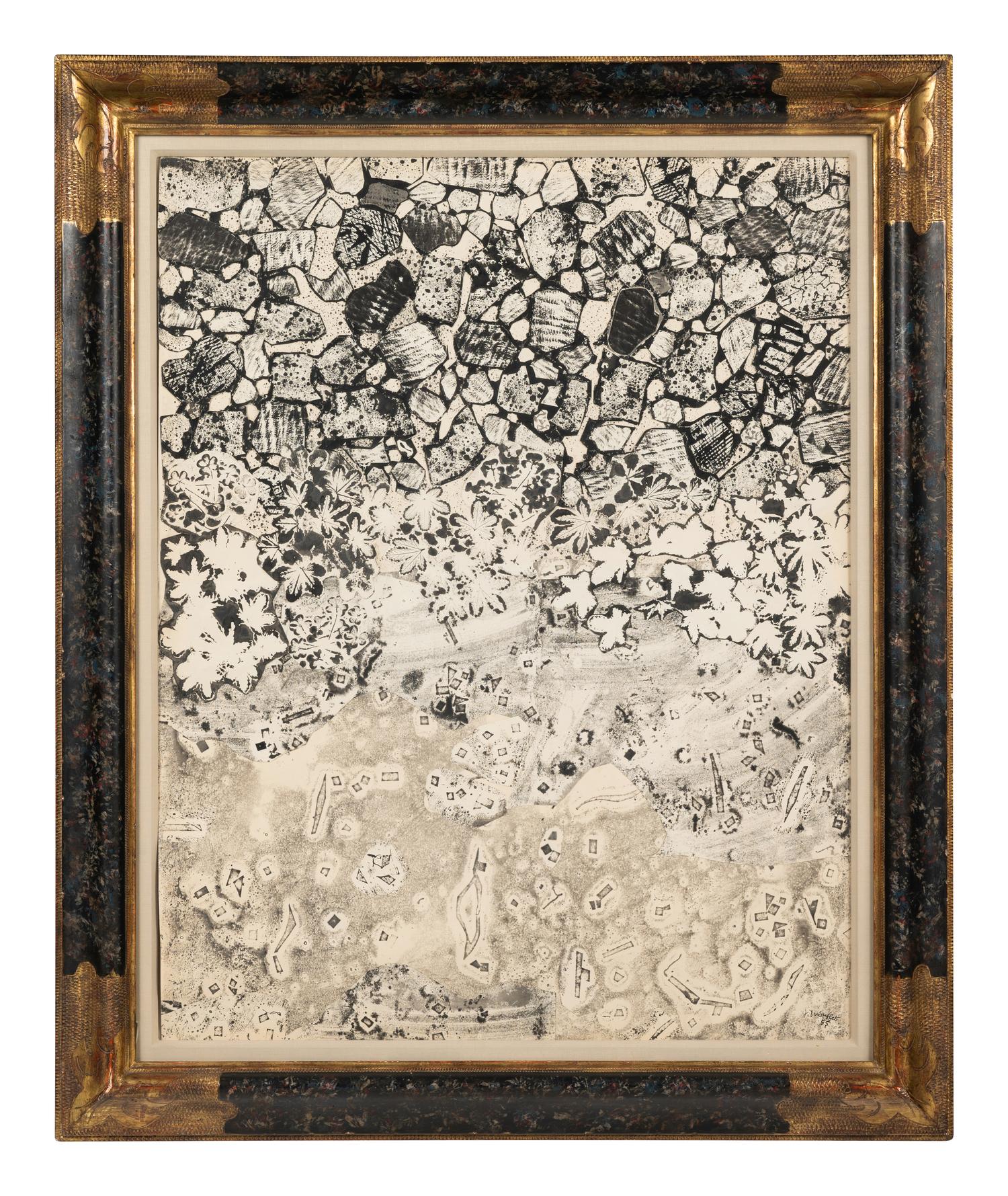 Pied du Mur au sol jonché , July 1955