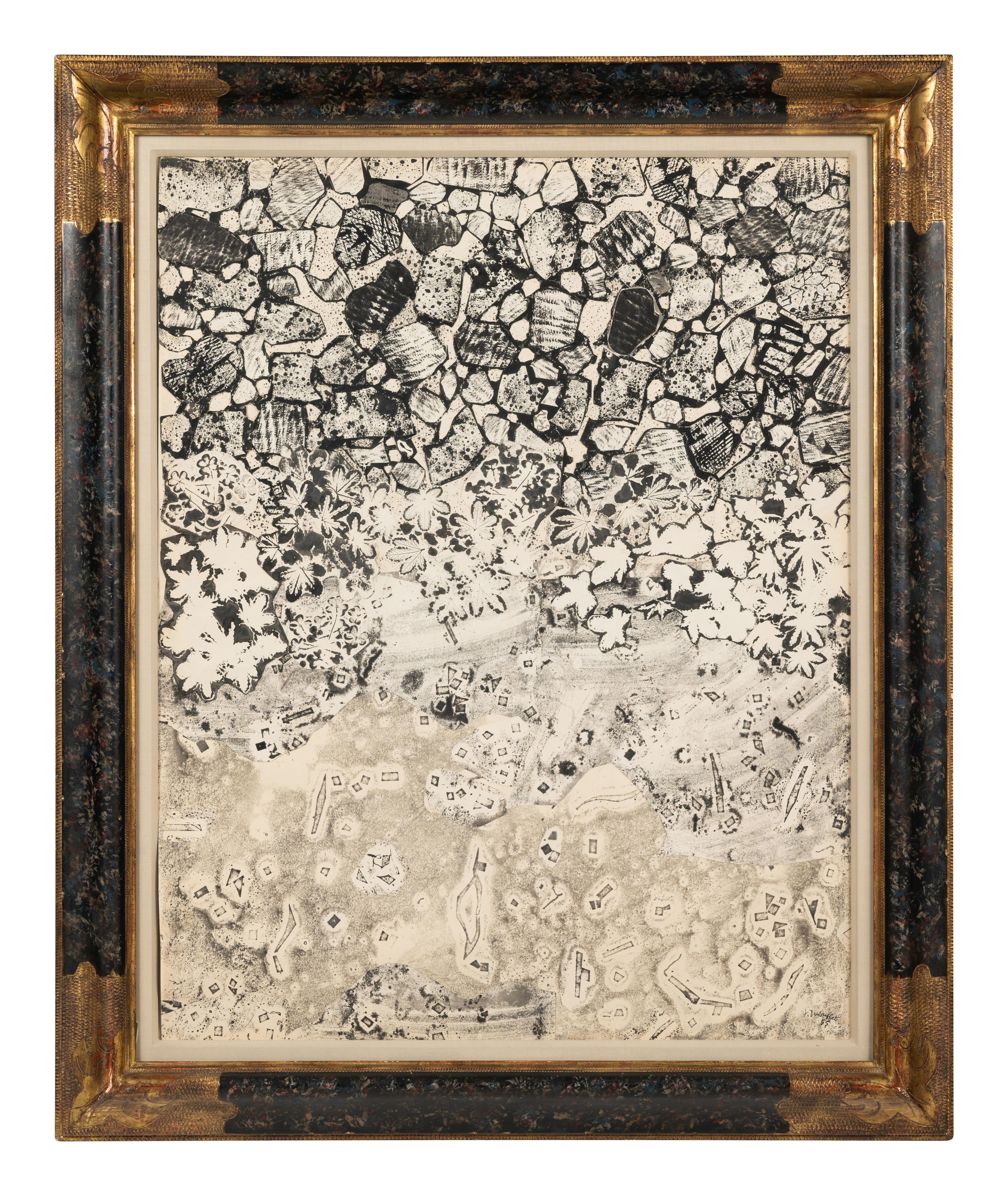 Pied du Mur au sol jonché , July 1955
