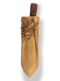 Northern Plains Beaded Hide Knife Sheath, with Knife