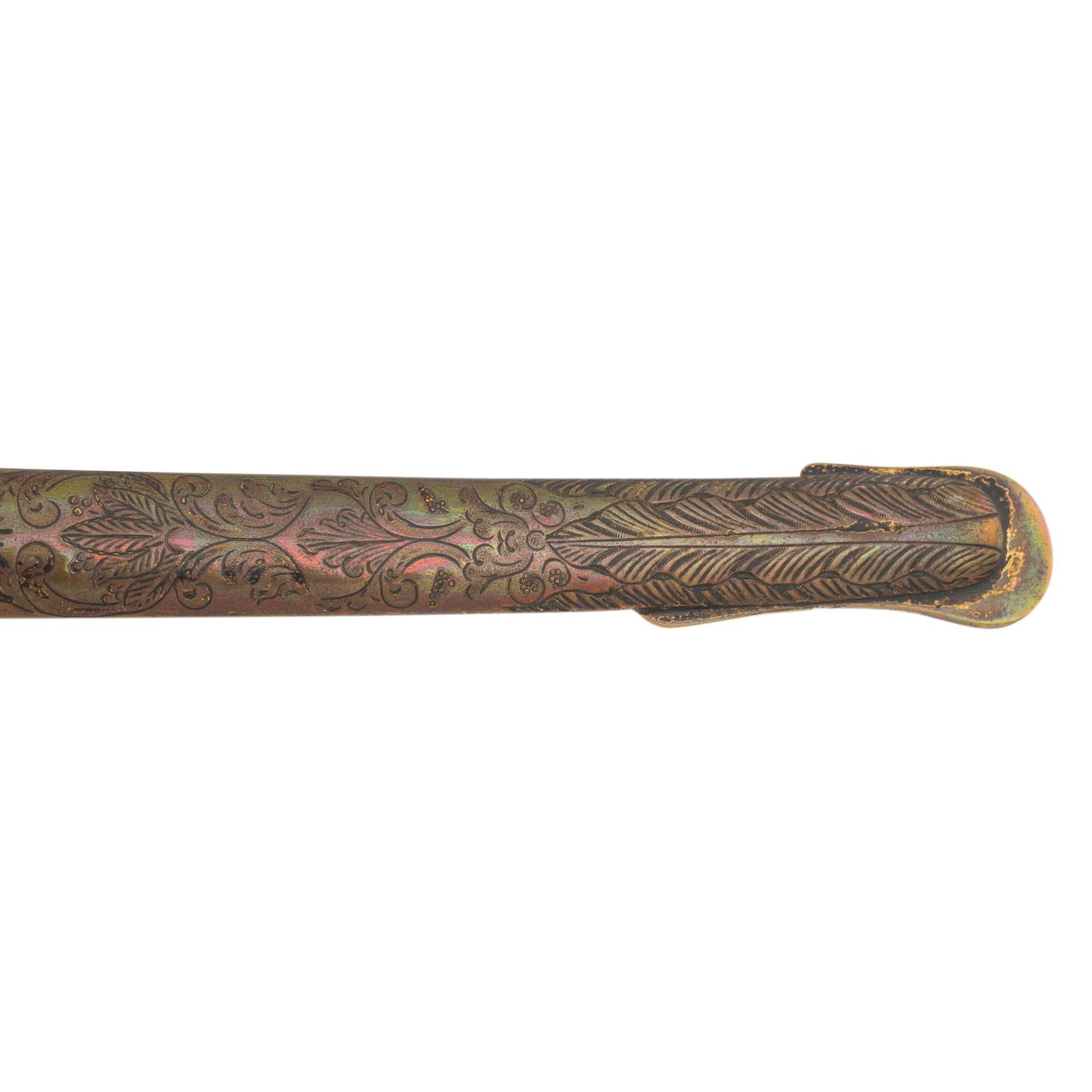 Imported 1840 Type Heavy Cavalry Officers Saber Presented to Lt. James Bradley - 131st NY Volunteers