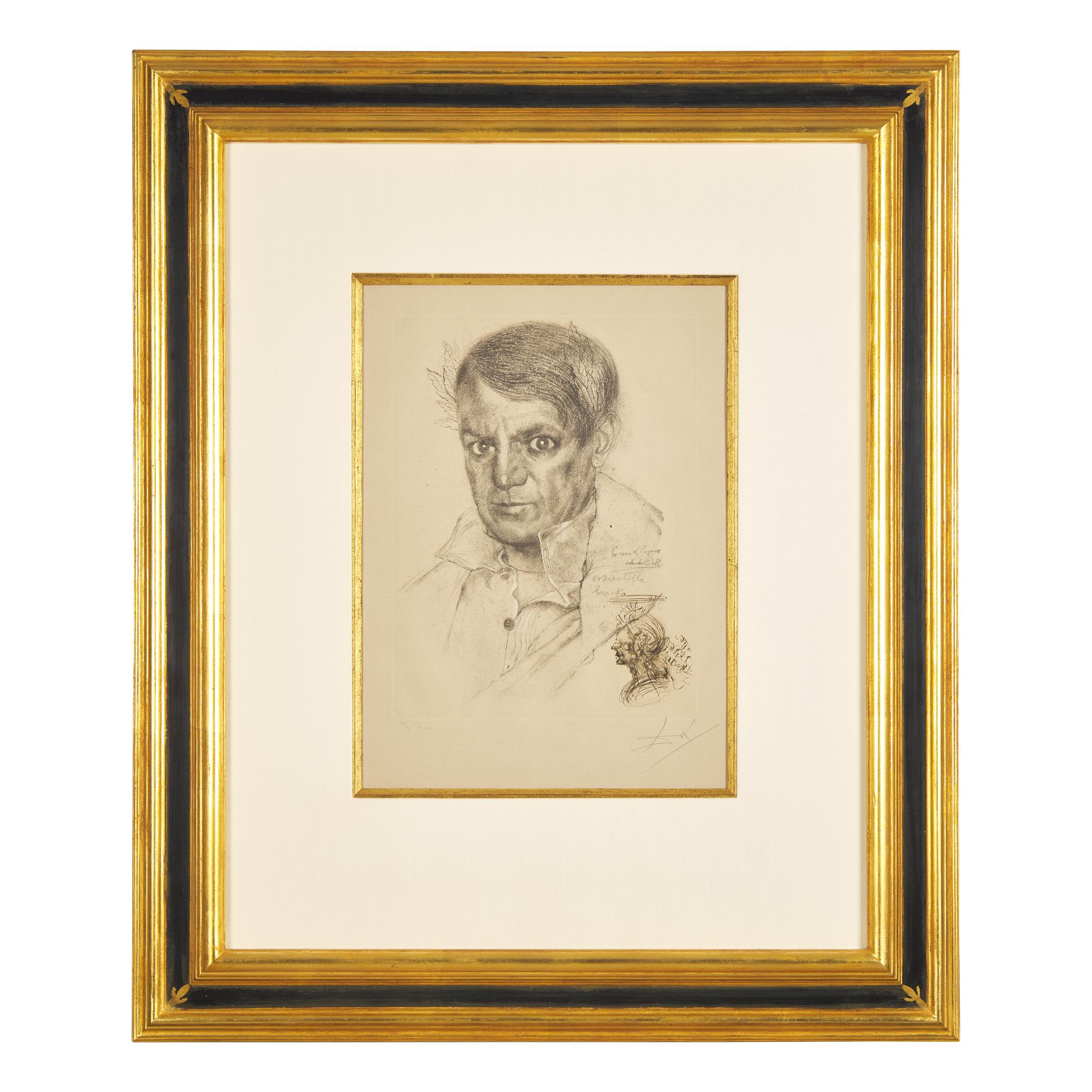 Salvador Dalí (Spanish, 1904–1989) — Portrait of Picasso (Moi, aussi, j'ai connu l'empereur), 1970