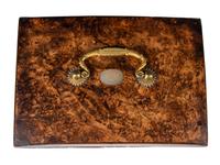 A Palais Royal Burlwood Musical Sewing Necessaire