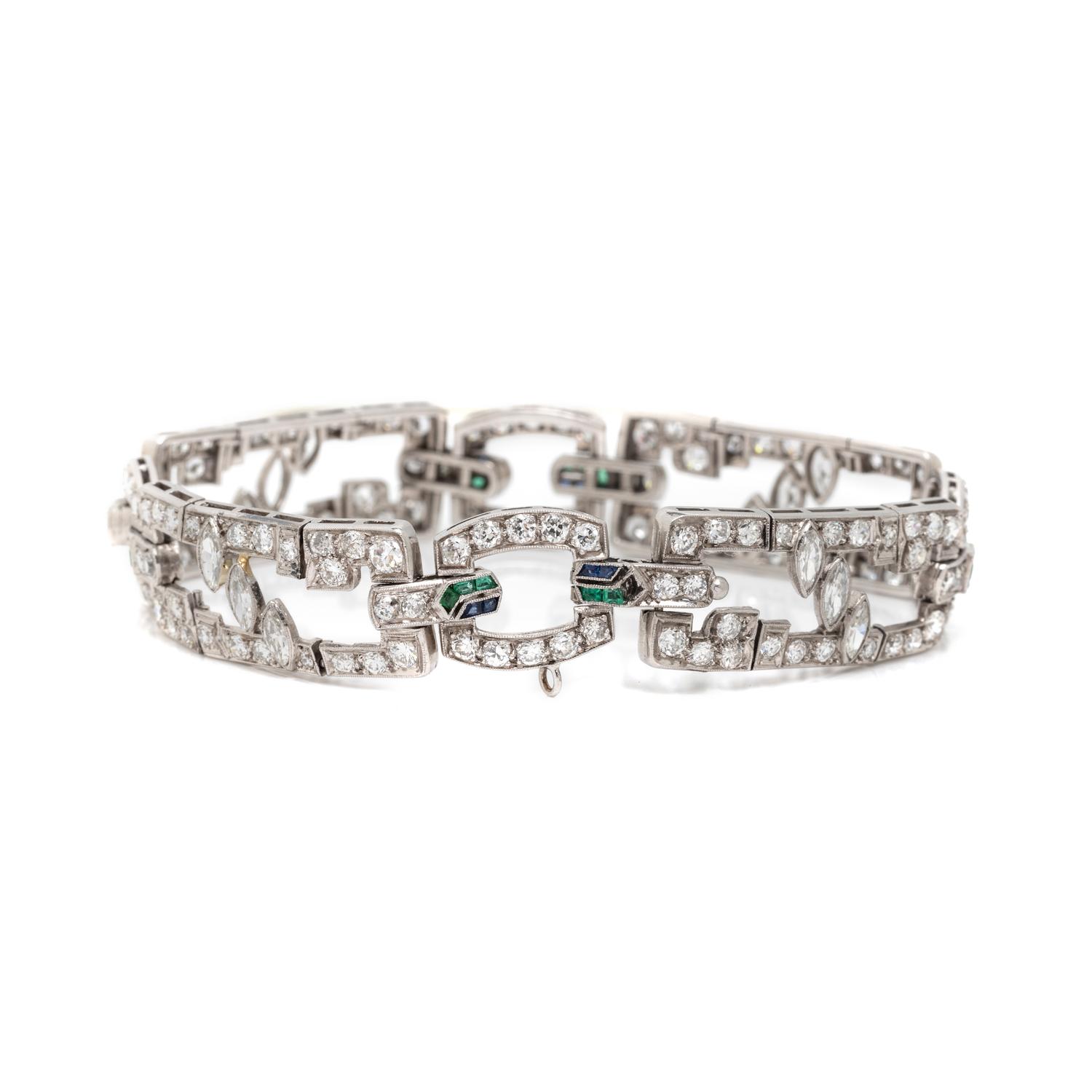 ART DECO, DIAMOND BRACELET