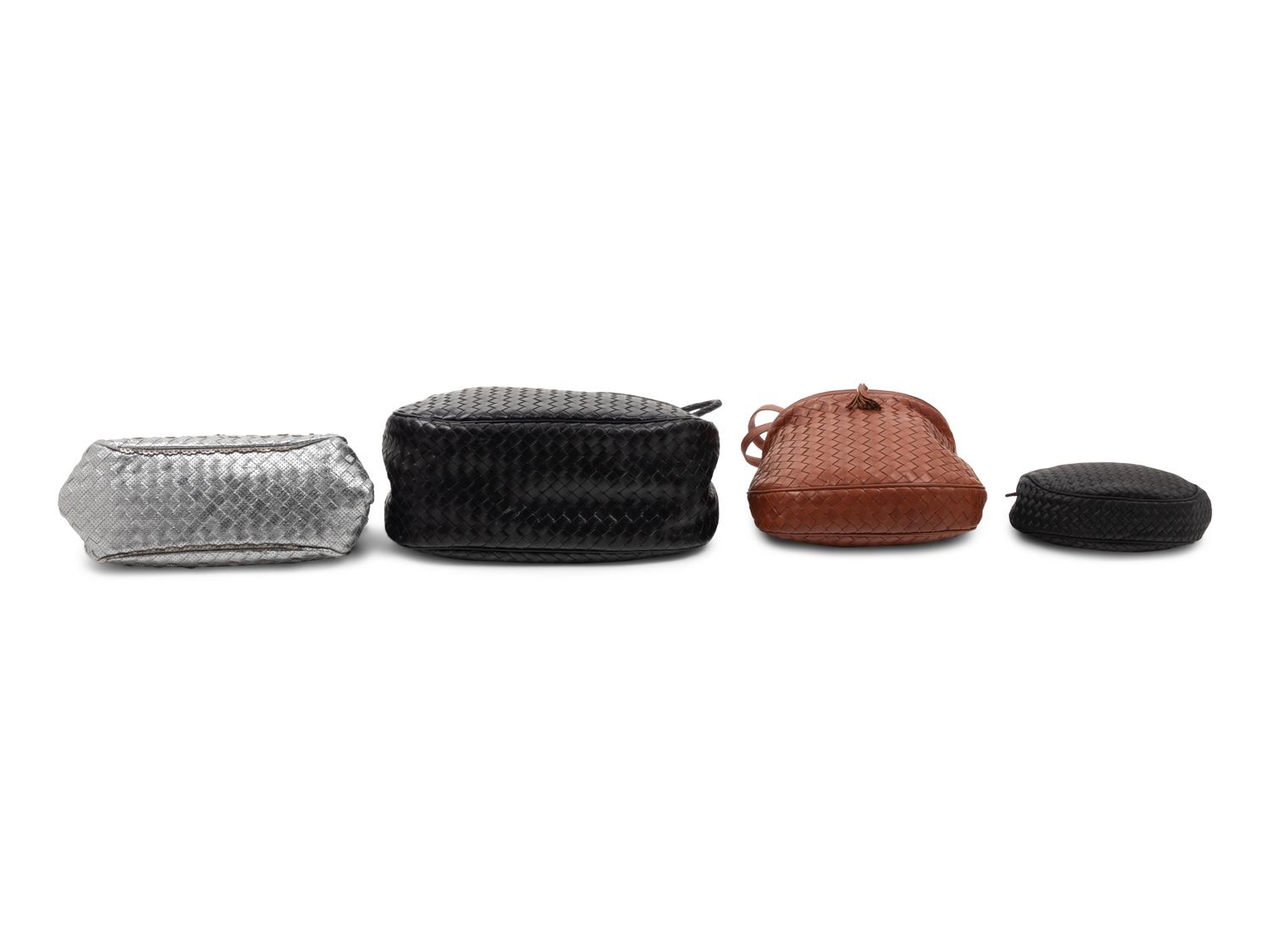 Four Bottega Veneta Intrecciato Bags