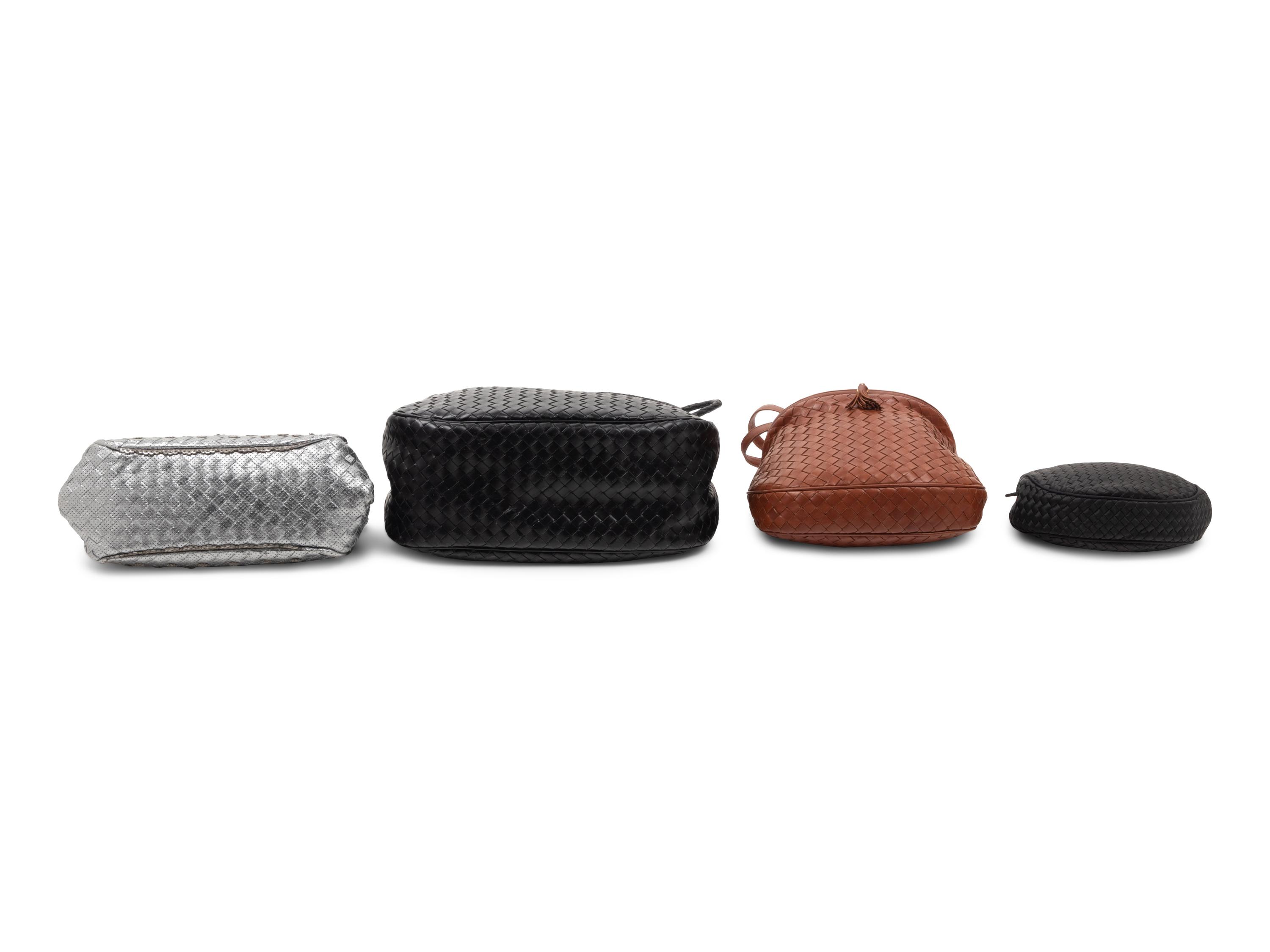 Four Bottega Veneta Intrecciato Bags
