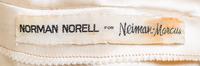 A Norell 1960s Cream Slip Sleeveless Dress, No size.