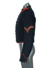 Model 1855 artillery corporal's uniform jacket with field modifications.