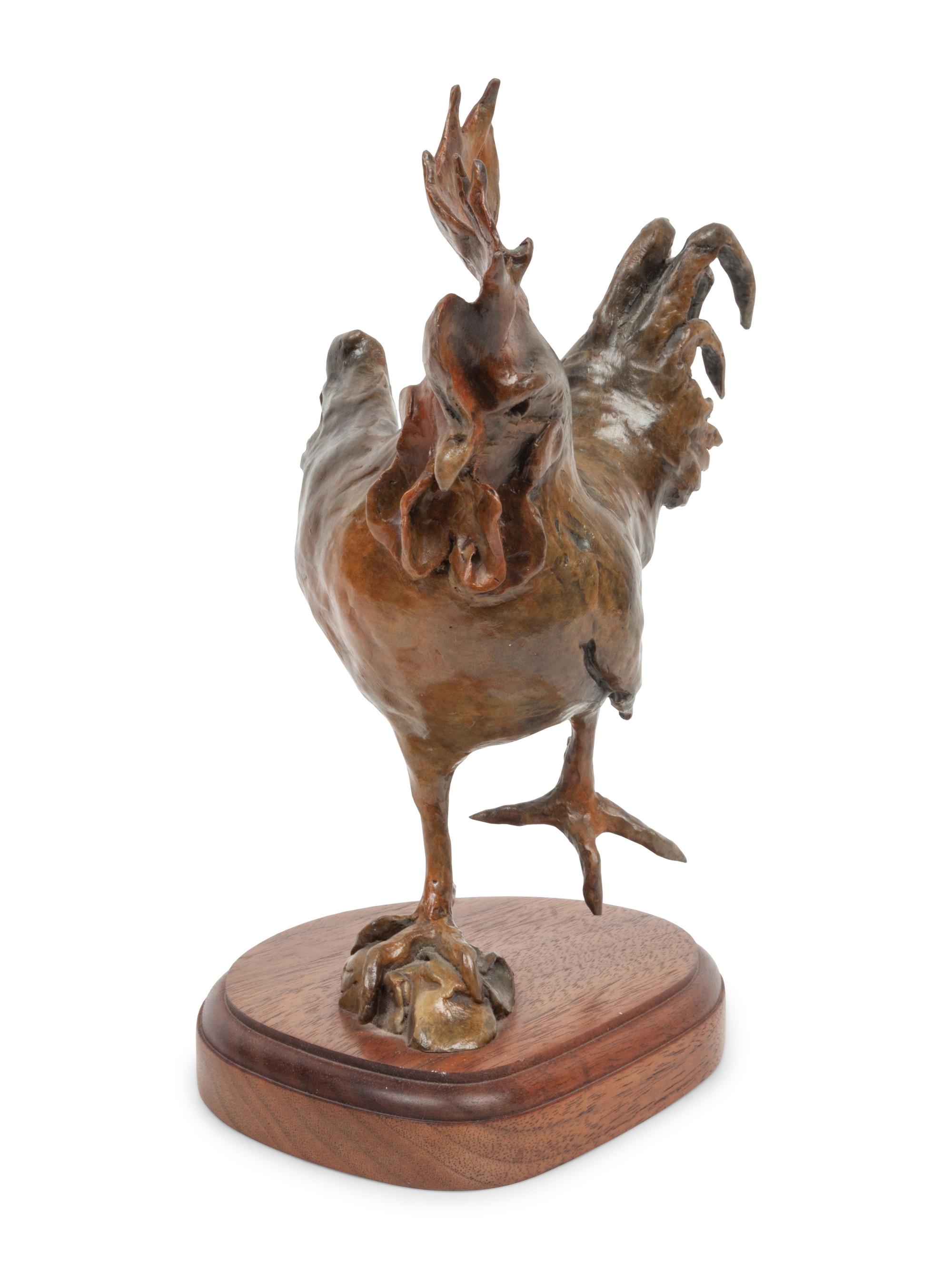 Two Sculptures: Rooster's Delight , edition 6/25 and Strutting Rooster , Artist Proof 2/20
