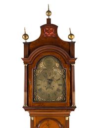 A George III Mahogany Pipe-Organ Tall Case Clock