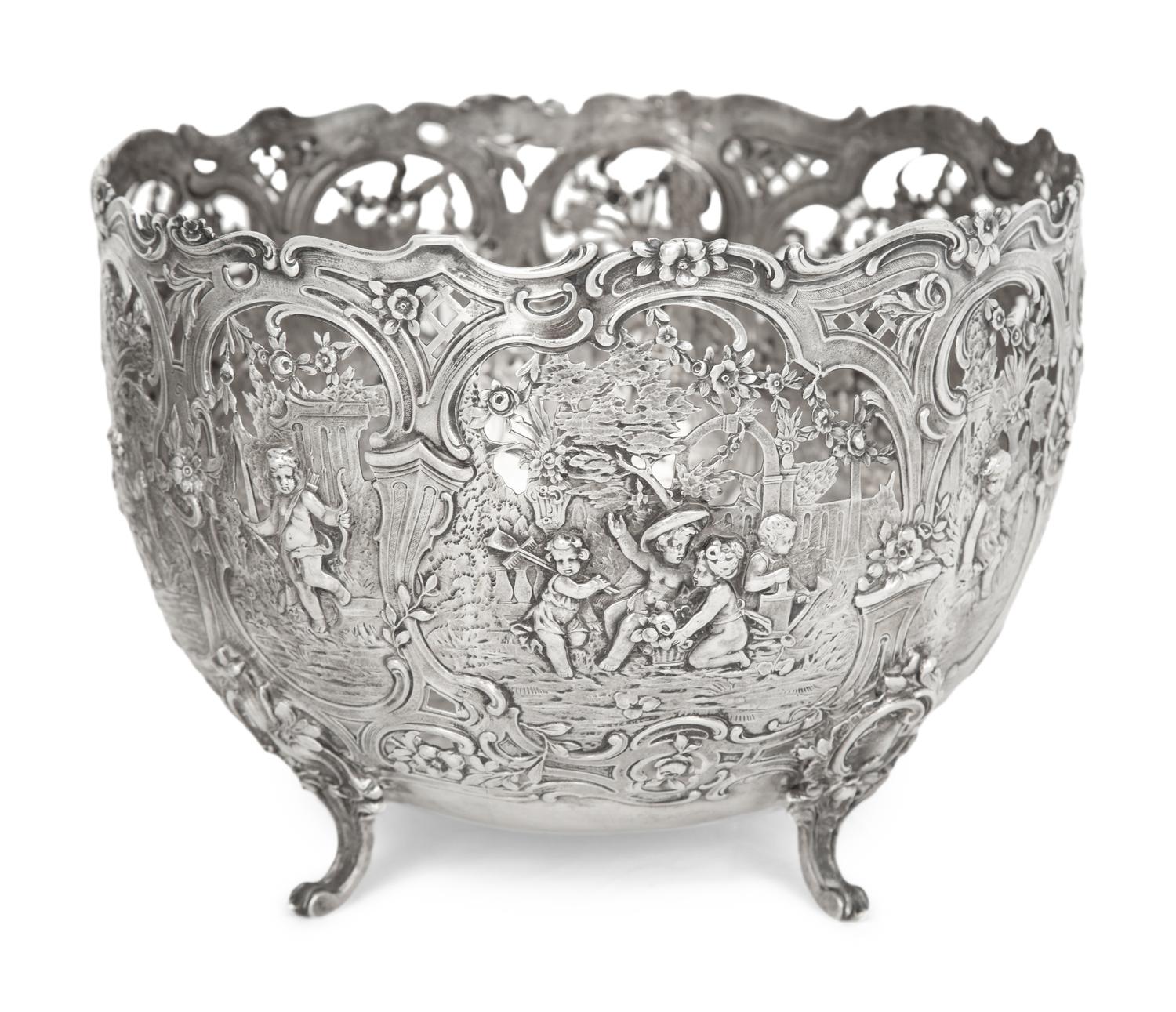 Two German Silver Jardinières