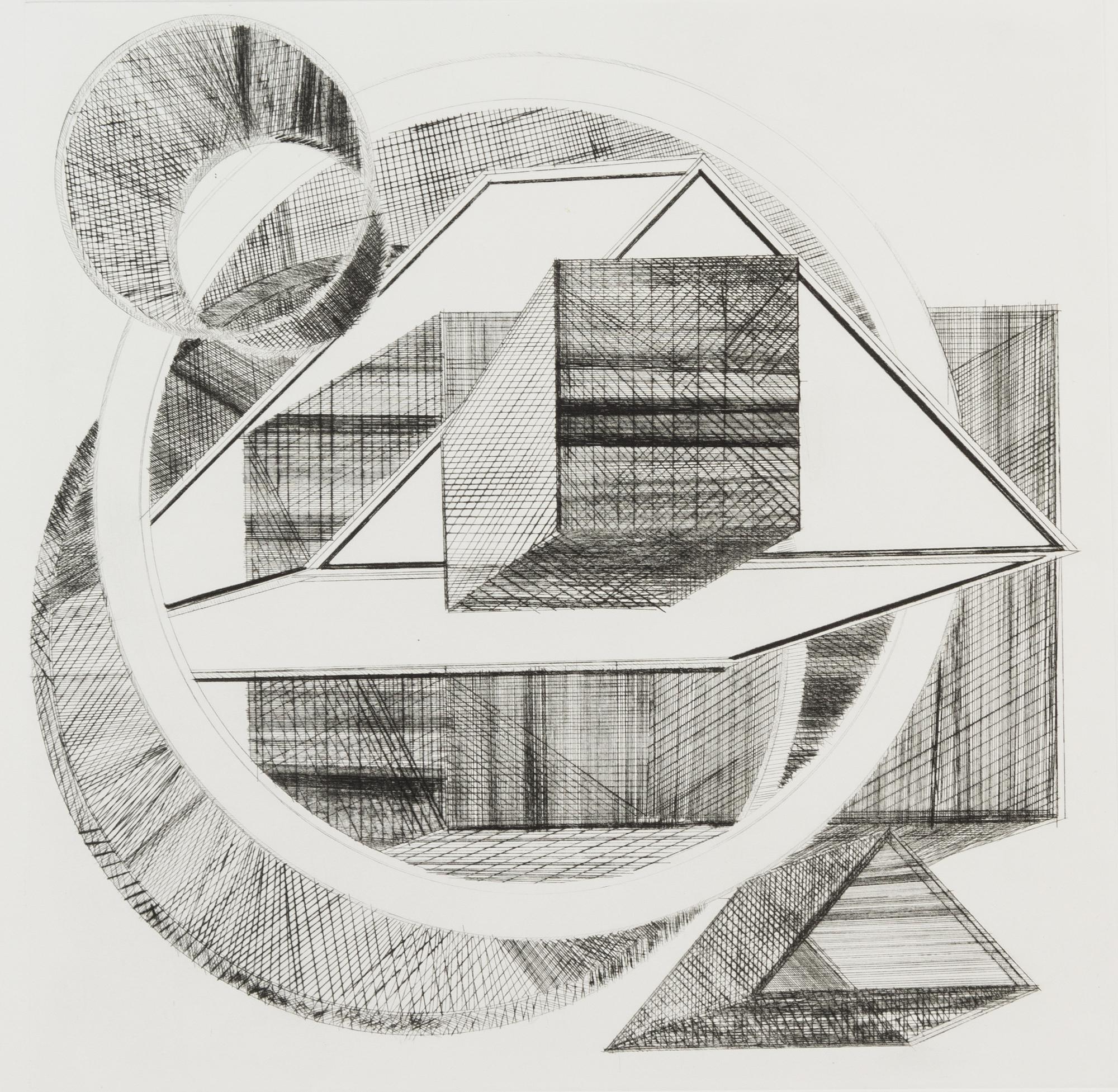 Al Held, (American, 1928-2005), Oakland, 1986