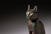 An Egyptian Bronze Cat