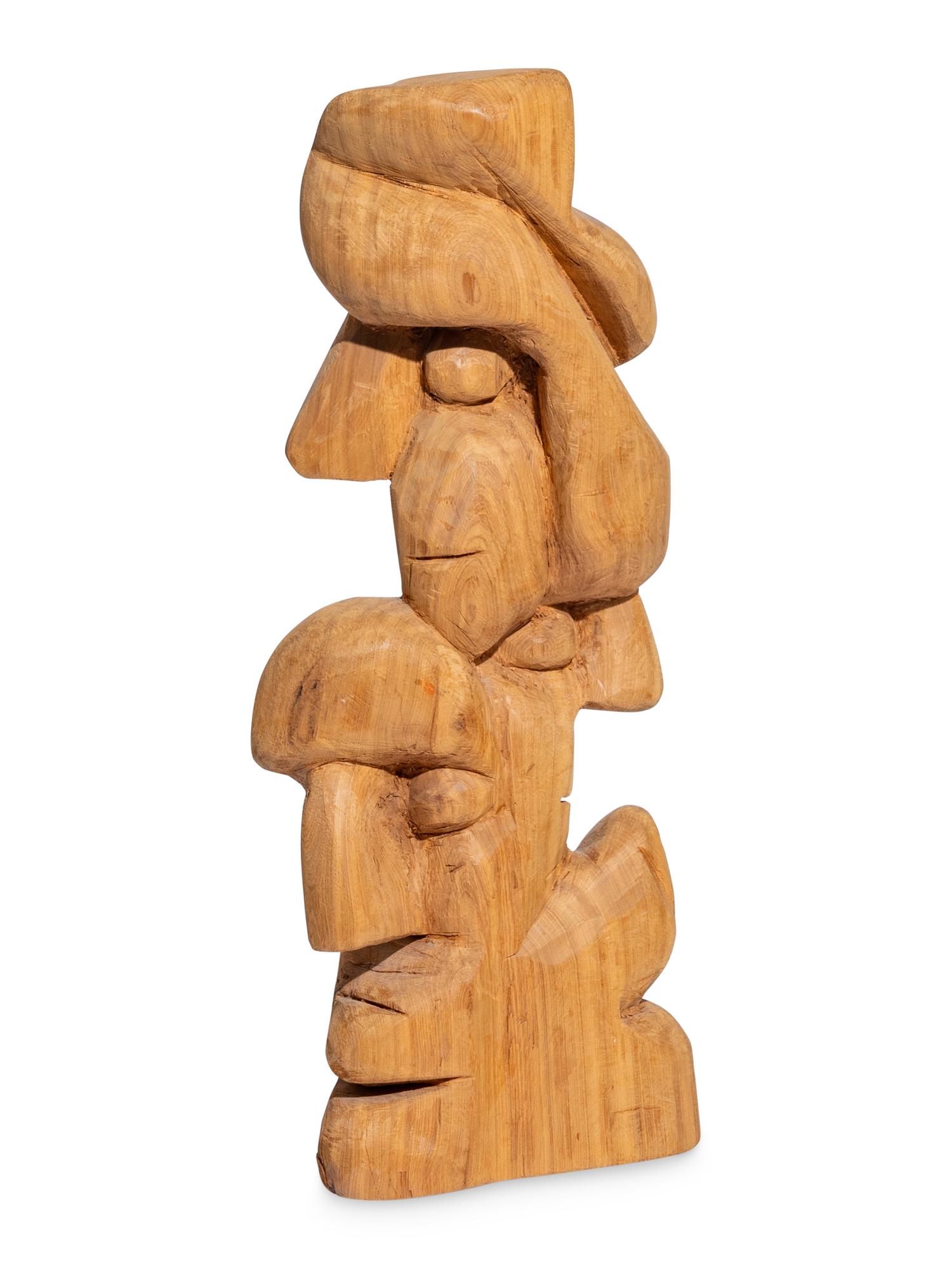 Untitled Wood Sculpture, Family Group
