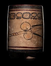 A Maya Codex Style Cylinder Vessel
