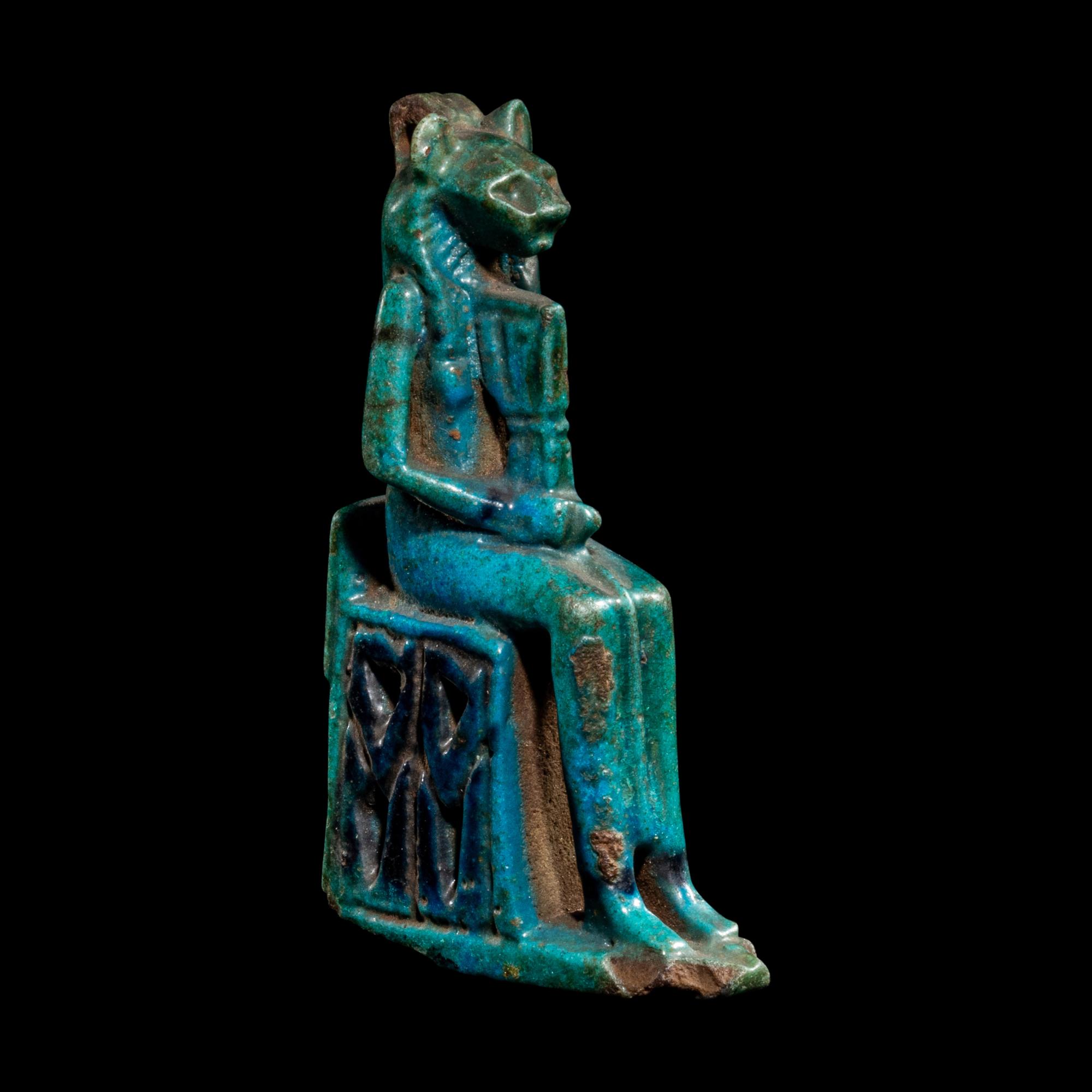 An Egyptian Faience Sekhmet