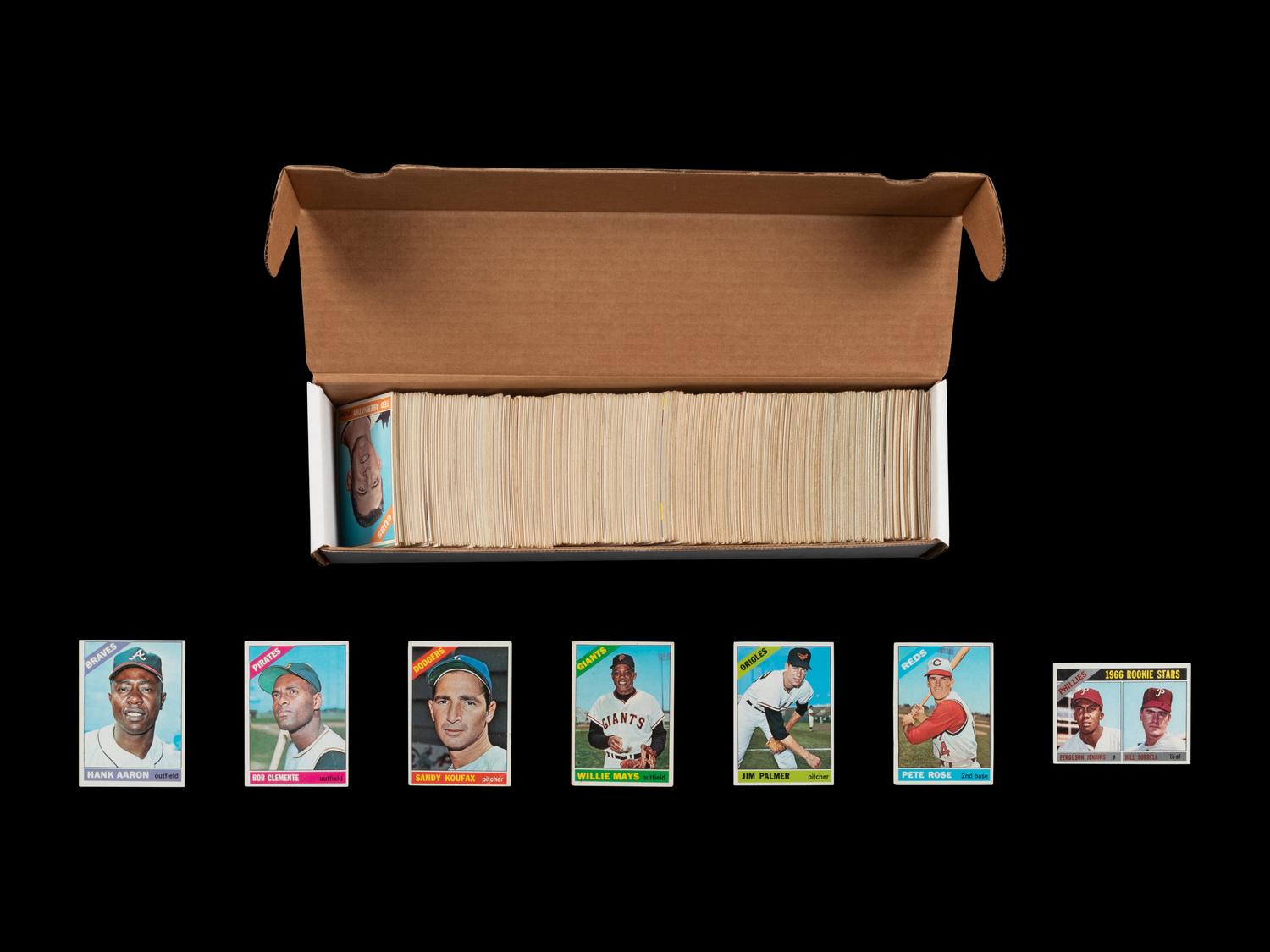A Near Set of 1966 Topps Baseball Cards (570/598)