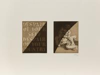 Robert Morris, (American, b. 1931), Black Bodies Radiation, Despair of Yourself Despair of Your Country, and Rotten with Criticism, 198