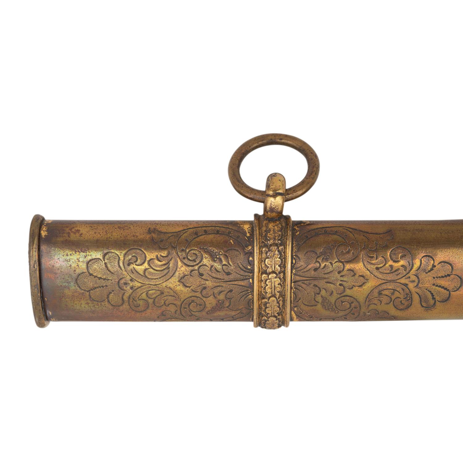 Imported 1840 Type Heavy Cavalry Officers Saber Presented to Lt. James Bradley - 131st NY Volunteers